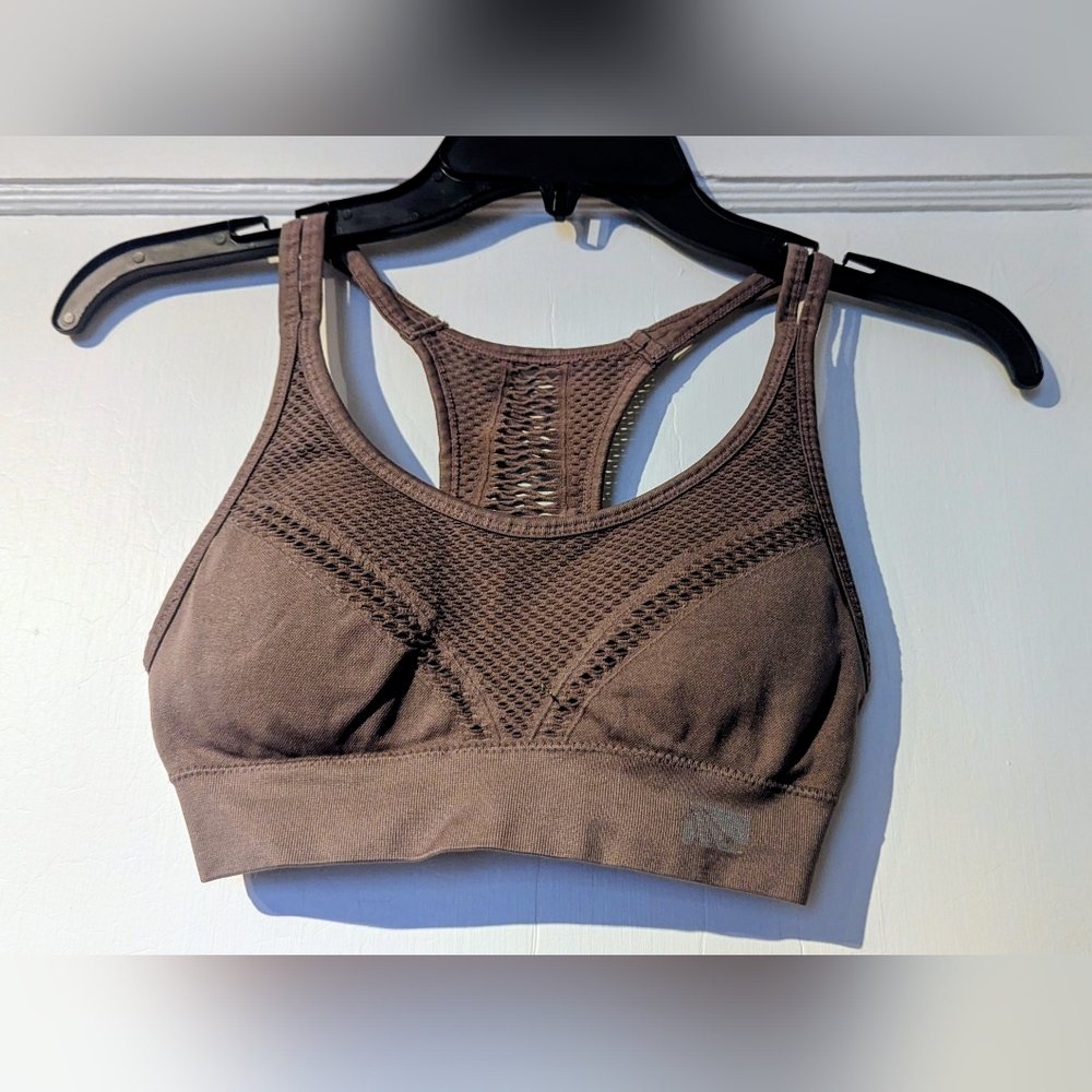 Marika Women's Tan Sports Padded Bra. Size XSmall.